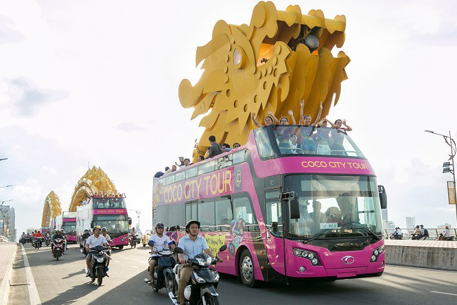 Lịch trình xe buýt 2 tấng Cocobay Đà Nẵng